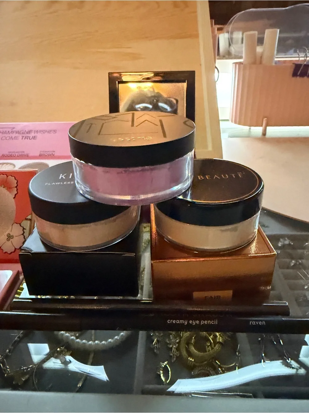 EYES AND CHEEKS SET!OFRA Viva Las Cheekas & Signature Palette Luxe - Pink Peach